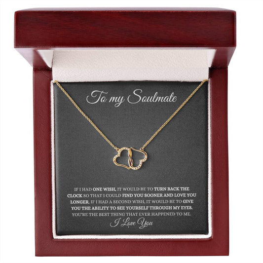 TO MY SOULMATE - LOVE NOT NECKLACE