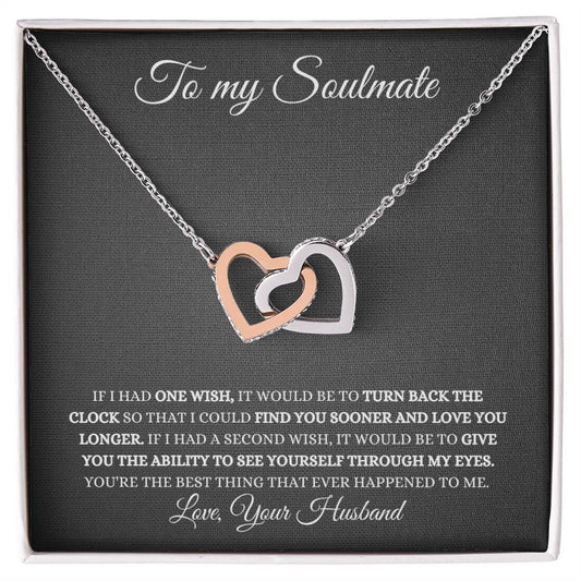 TO MY SOULMATE •  INTERLOCKING HEARTS •